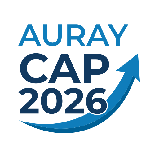 Logo officiel de la campagne municipale Auray Cap 2026 menée par Joseph Rochelle