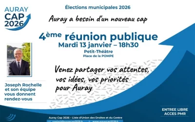Auray Cap 2026 : Quatrième réunion publique